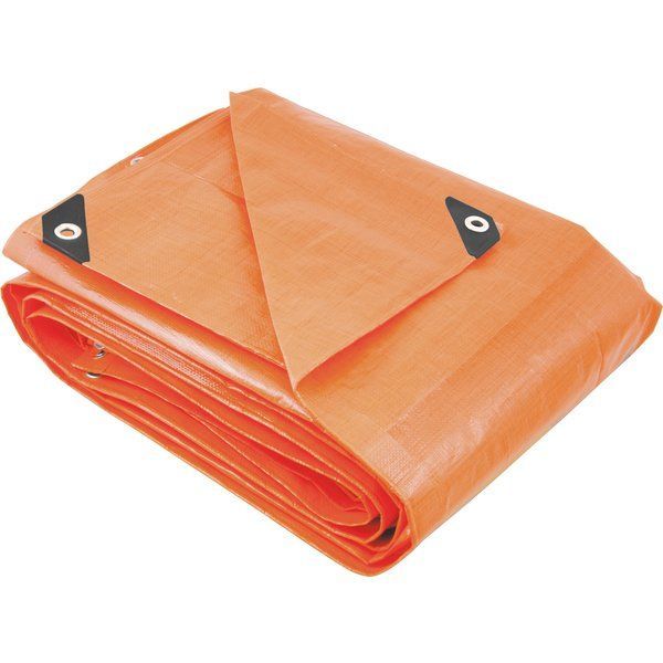 Lona Polietileno 12x5m Laranja 200 Micras Reforçada Vonder