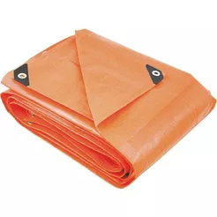 Lona Polietileno 12x5m Laranja 200 Micras Reforçada Vonder