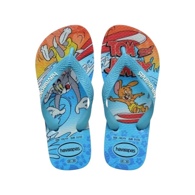 Chinelo Havaianas Kids Top Warner Desenho Tom e Jerry