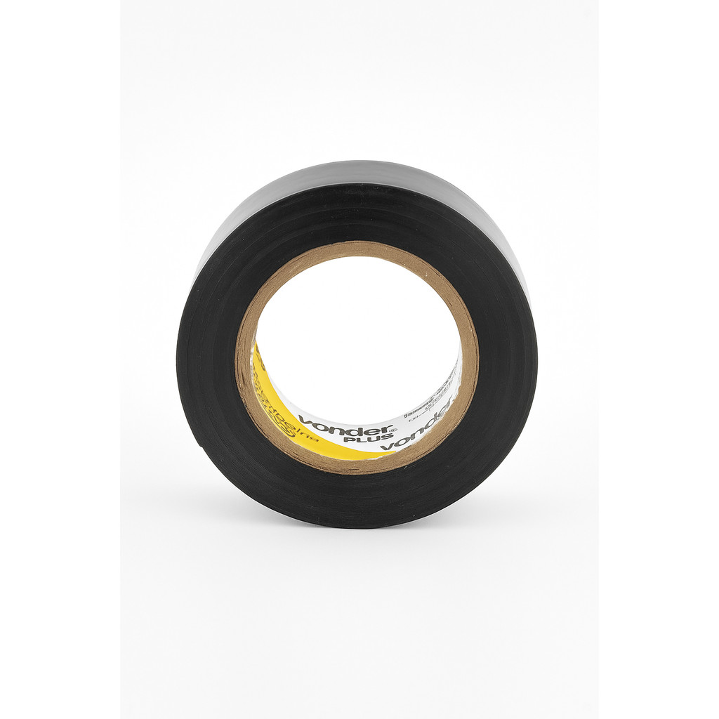 Fita Isolante Preta Vonder Plus 19mm x 10m Alta Resistência Instalações Elétricas