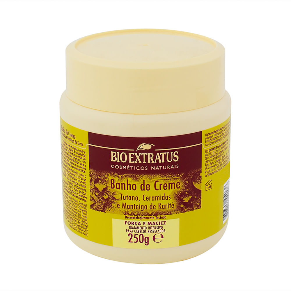 Creme de Tratamento Bio Extratus Tutano, Ceramidas e Manteiga de Karité 250g em Oferta na Shopee