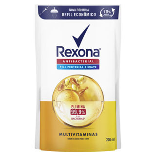 Sabonete Líquido para o corpo Rexona Multivitaminas 200ml Refil em Oferta na Shopee