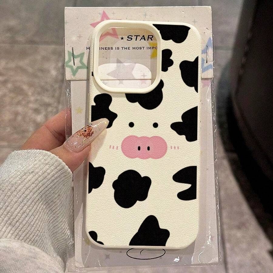 Bonito Vaca Impresso Caso Para Samsung Galaxy S26 S25 S24 S23 S22 Ultra Plus S21 FE A56 A55 A54 A53 A36 A26 A16 Capa