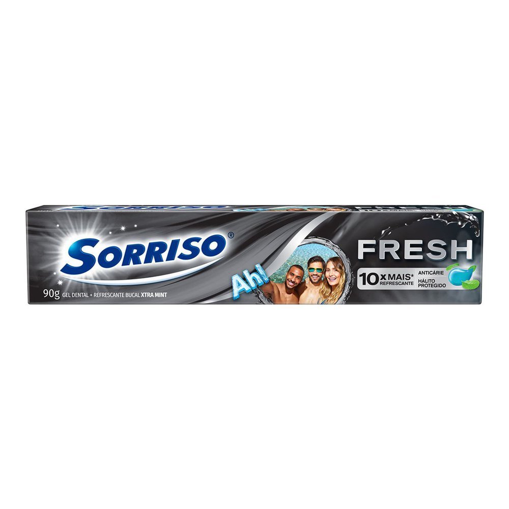 Gel Dental Sorriso Fresh Xtra Mint 90g em Oferta na Shopee