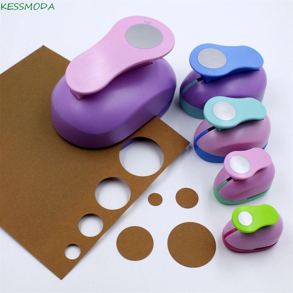 Kessemoda Círculo Perfurador DIY Artesanato Crianças Gravação De Papel Mais Nítida 9/16/25mm Brinquedo Do Miúdo Scrapboo em Oferta na Shopee