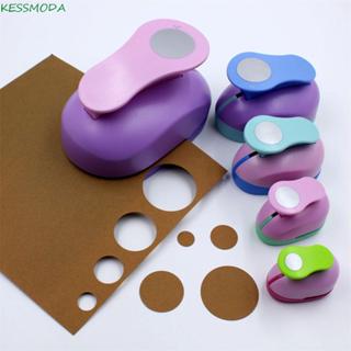 Kessemoda Círculo Perfurador DIY Artesanato Crianças Gravação De Papel Mais Nítida 9/16/25mm Brinquedo Do Miúdo Scrapboo em Oferta na Shopee