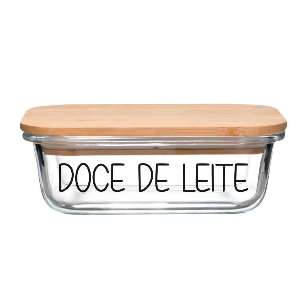 Pote Hermético Vidro (600 ml) Doce de Leite em Oferta na Shopee