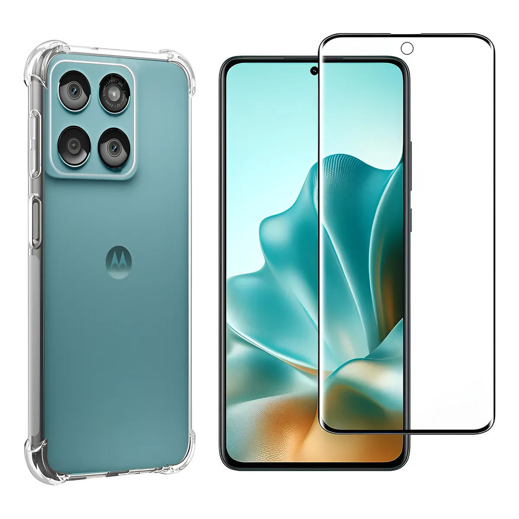 Capa + Película Curva Motorola Moto Edge 60 - Slim