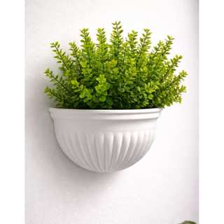 Kit Vaso Meia Lua + Buque Buchinho Artificial Suspenso em Oferta na Shopee