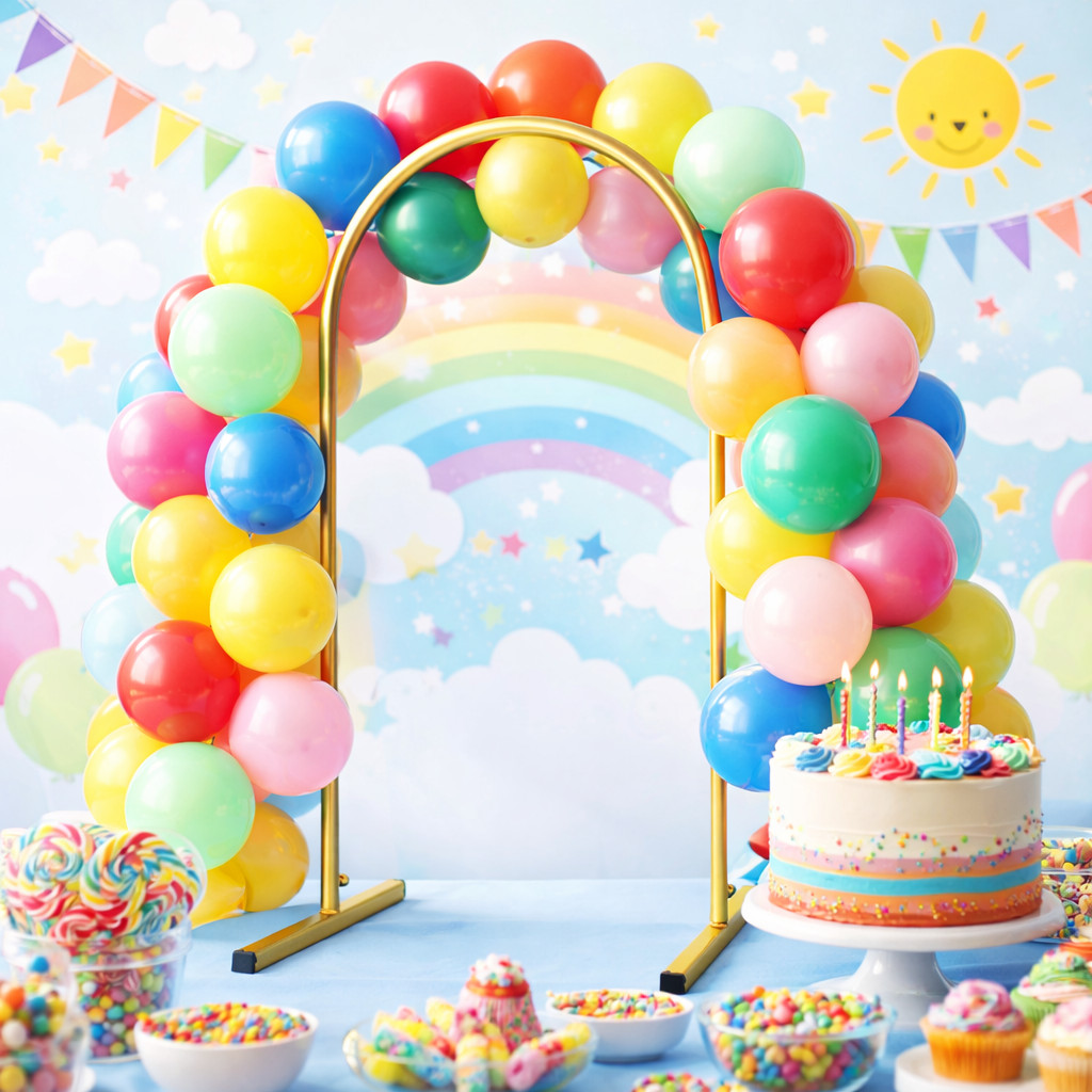 Mini Arco Romano p/ Decoração de Bexiga ou Capa p/ Aniversário, Casamento, Chá de bebê moderno em Oferta na Shopee