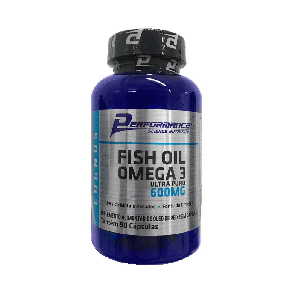 Fish Oil Omega 3 Performance Nutrition 90 Capsulas EPA DHA Oleo de Peixe