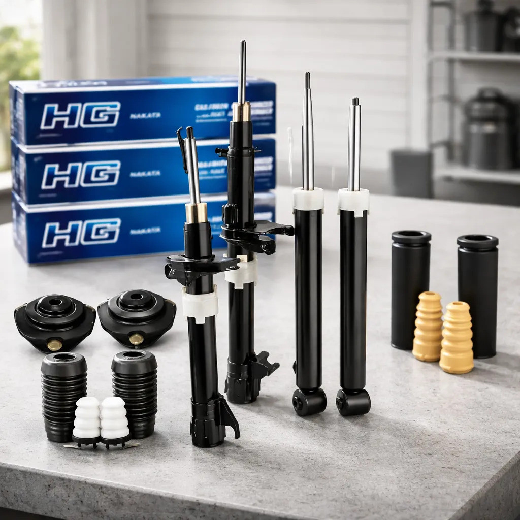 4 Amortecedor Nakata + Kit Batente Coxim Fiesta Zetec Rocam em Oferta na Shopee