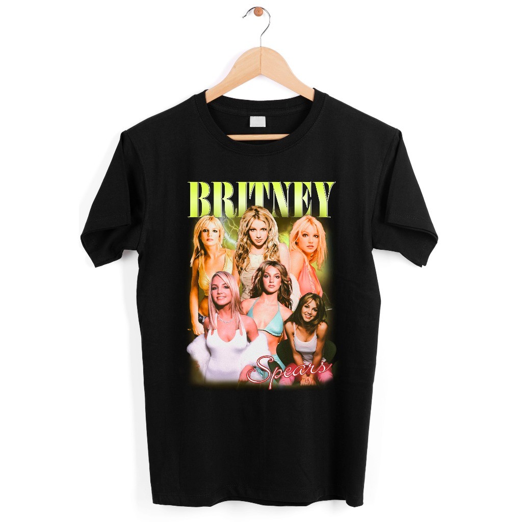 Camiseta Britney Spears Estampada Camisa Pop Star Unissex 100% Algodão Adulto Infantil Lançamento