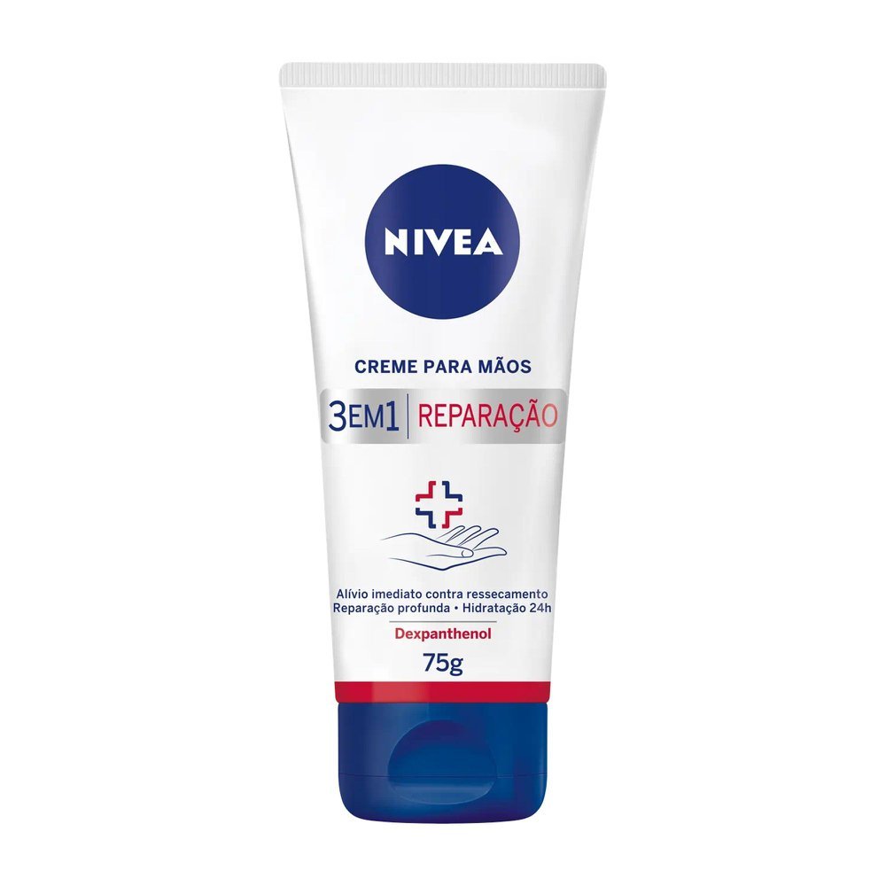 Creme para Mãos Nivea 3 em 1 Reparação 75g em Oferta na Shopee