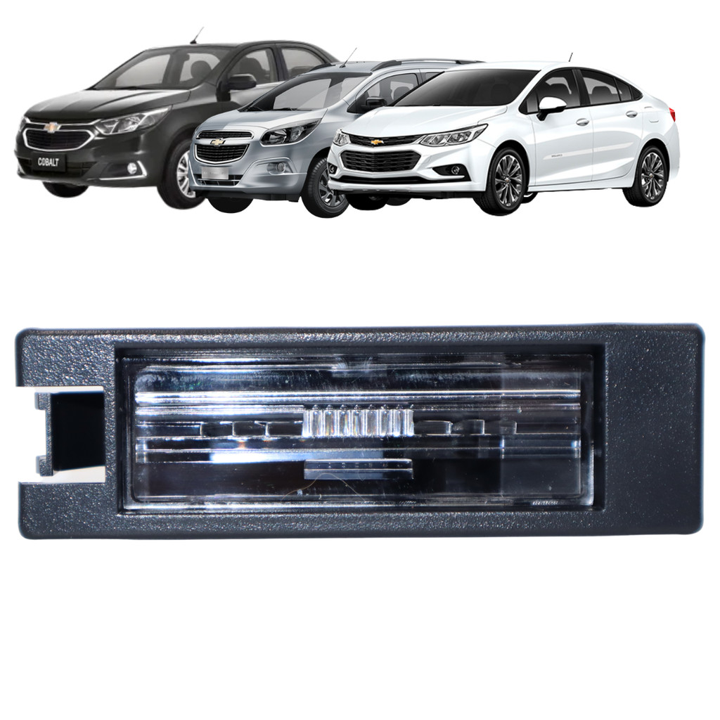 Lanterna Luz De Placa Meriva Cobalt Spin Agile Montana Cruze Com Soquete