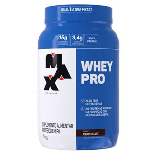 Whey Pro 1Kg - Max Titanium em Oferta na Shopee