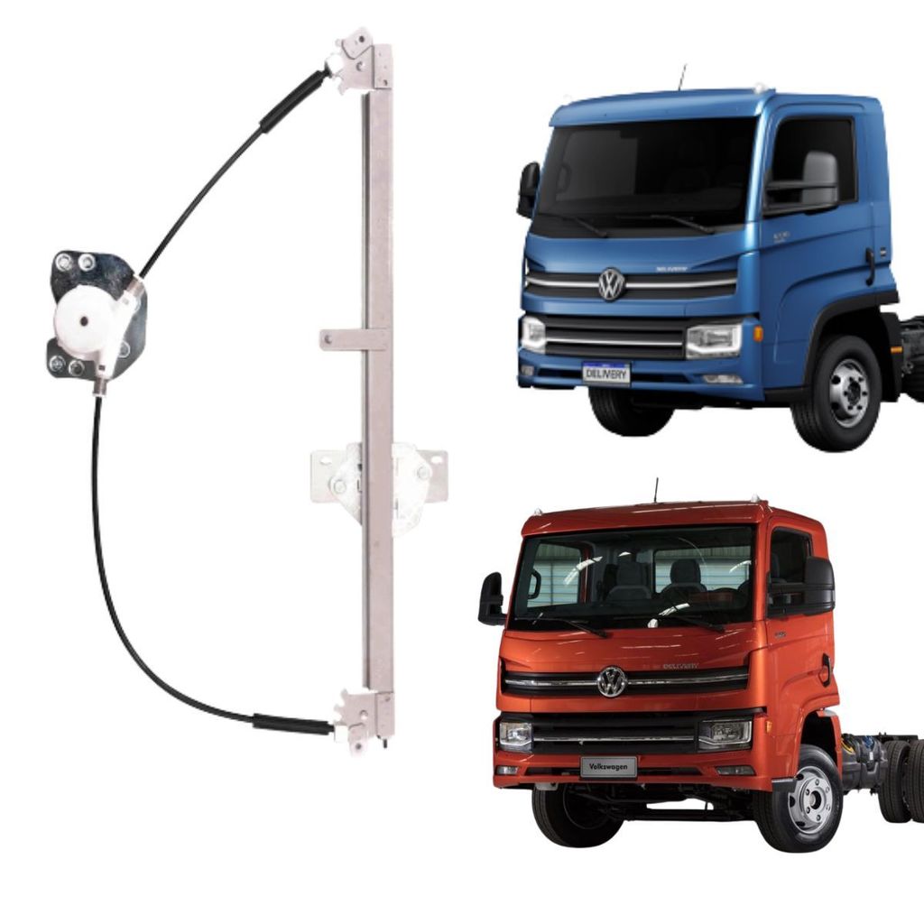 MAQUINA VIDRO ELETRICO SEM MOTOR PARA VW DELIVERY EXPRESS AP 2017 - LADO DIREITO ZINNI