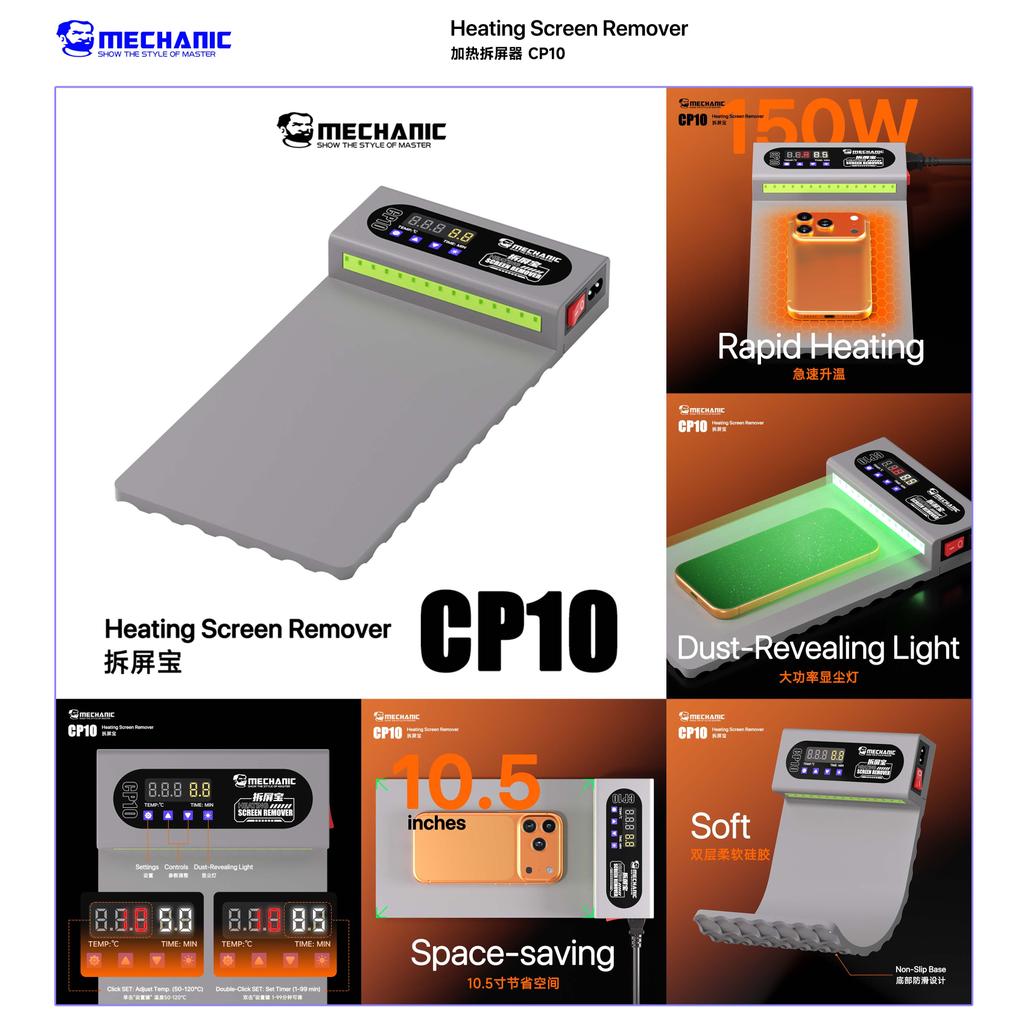 Mecânico CP10 Removedor De Tela LCD Aquecimento Palco Separador Almofada Para Telefone IPad Reparação Separação Desmonta