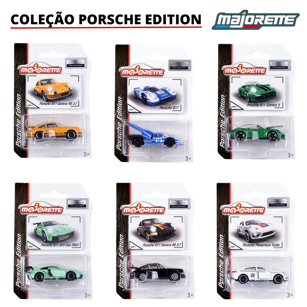 Miniatura Majorette Porsche Premium Seleção À Escolha