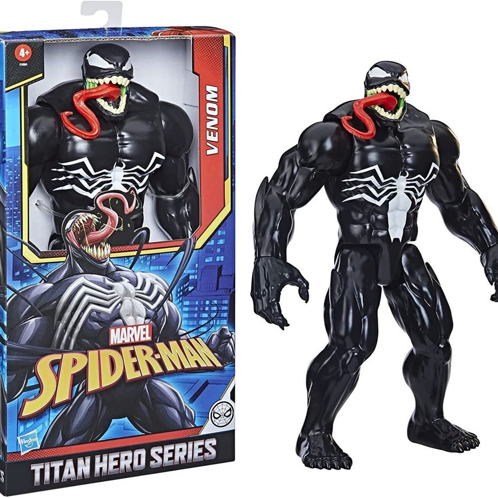 Boneco Marvel Titan Hero Venom Spider Man Hasbro