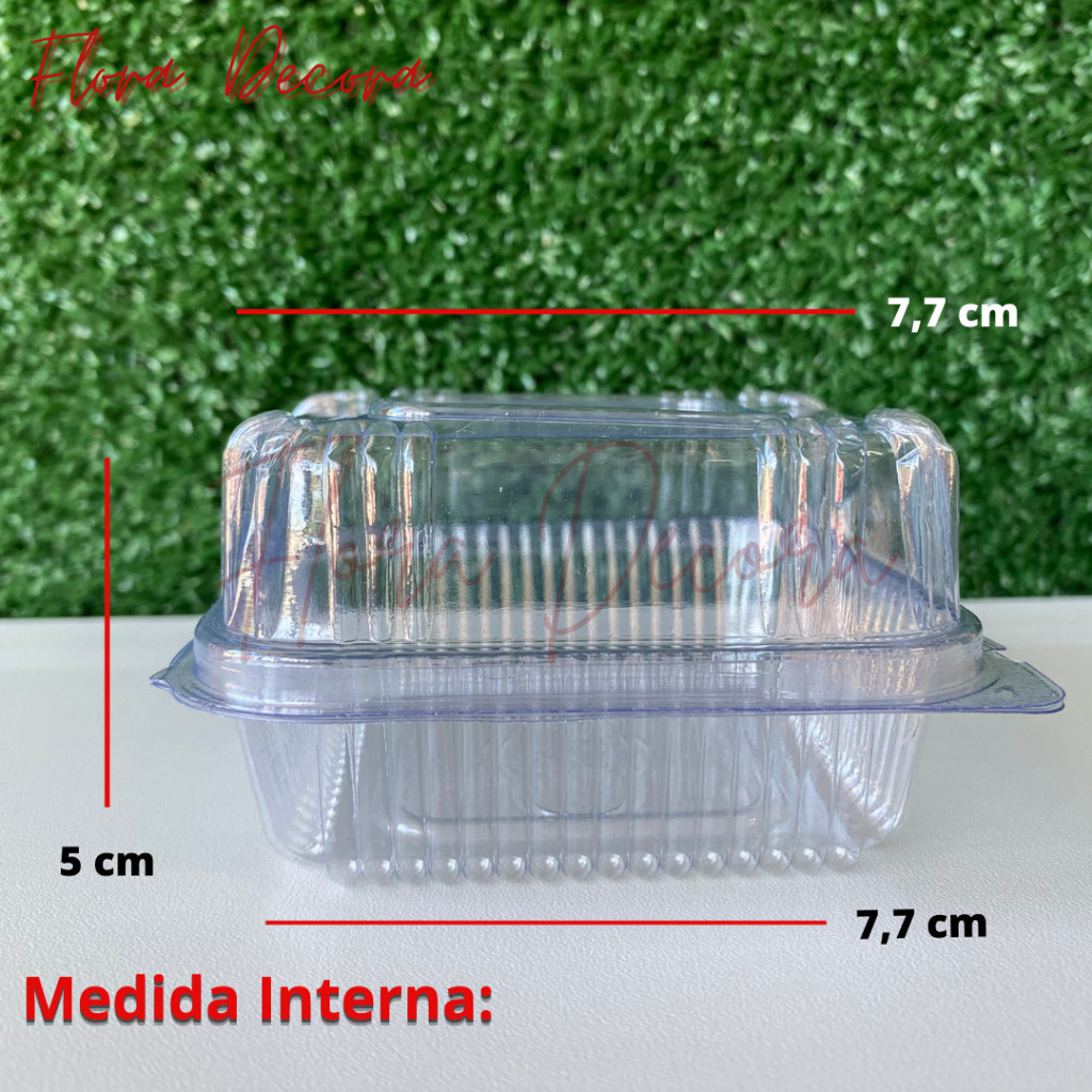 Embalagem para Bolo Doces Sobremesa - Doce Quadrado (NP641) C/ 100 UNIDADES Morango Do Amor em Oferta na Shopee