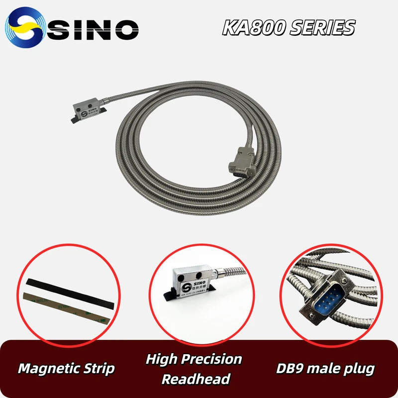 Régua De Escala Linear De Alta Precisão , Sistema De Medição Sem Contato , DRO Para De Grade Micro Magnética Pequena , C