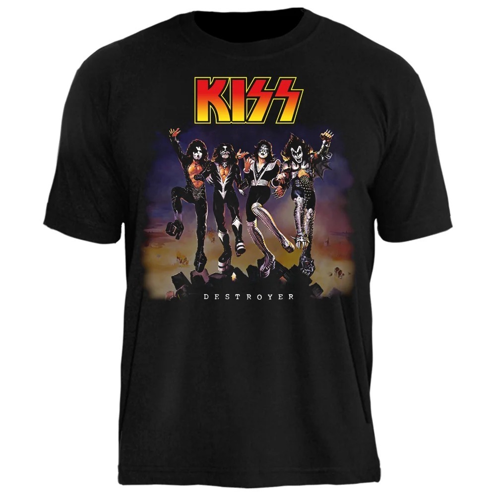Camiseta Kiss Destroyer Preto TS1685