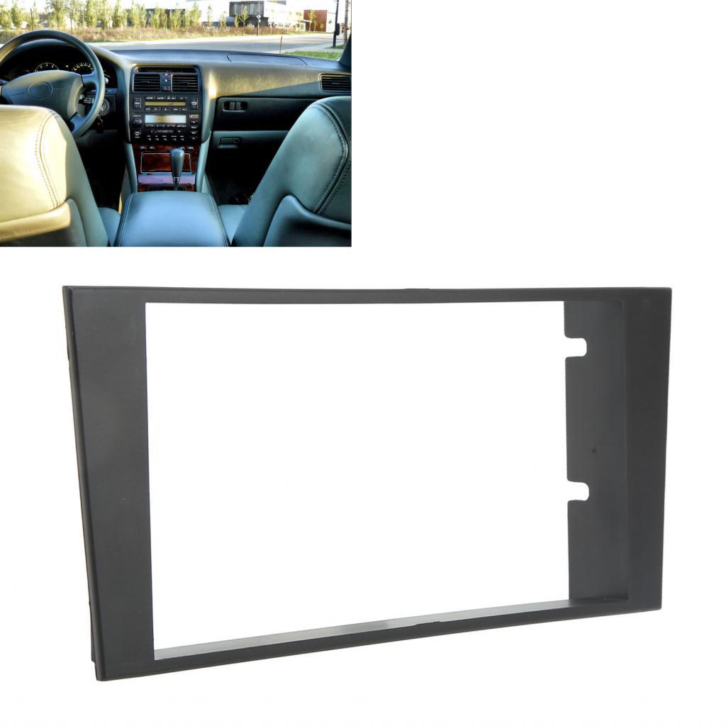 Kit de fáscia de instalação do painel ABS Rádio estéreo para carro à prova de desgaste para atualização