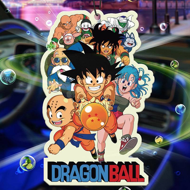 Dragon Ball Cartoon Carro Aromaterapia Folha Fragrância Duradoura Automóvel Pendurado Ornamento Saída De Ar Saquinho 0b61