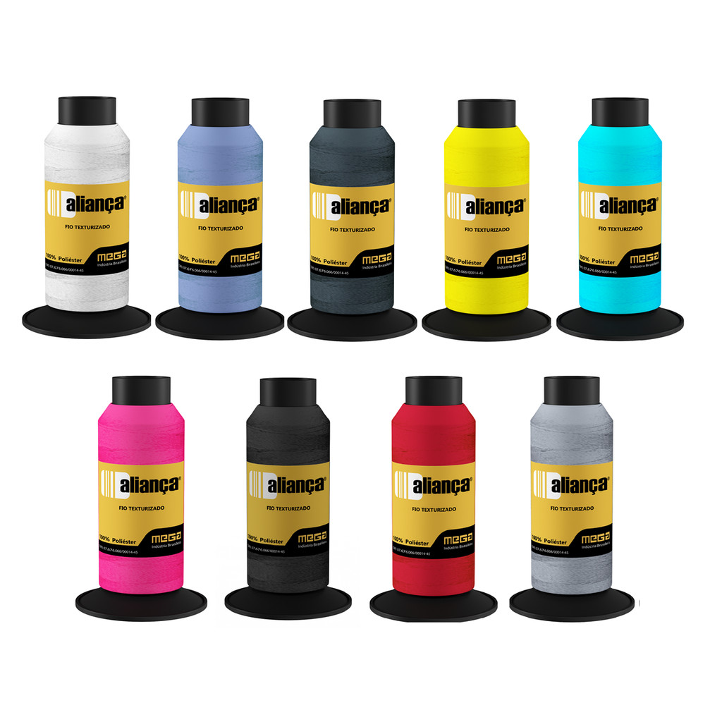 Fio Overloque Costura para Maquina Overloque Linha Aliança 70g