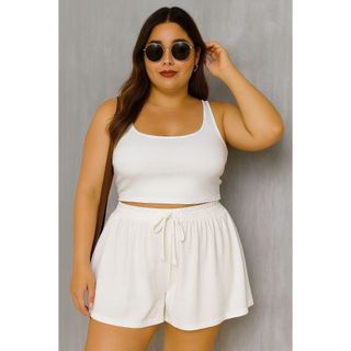 Shorts Feminino Soltinho Plus Size