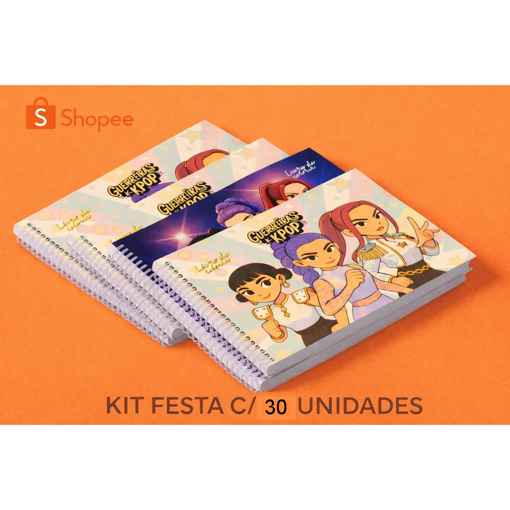 Livro Para Colorir Mini 30 UND Lembrancinhas Festa Aniversário Brinde Personalizado guerreiras