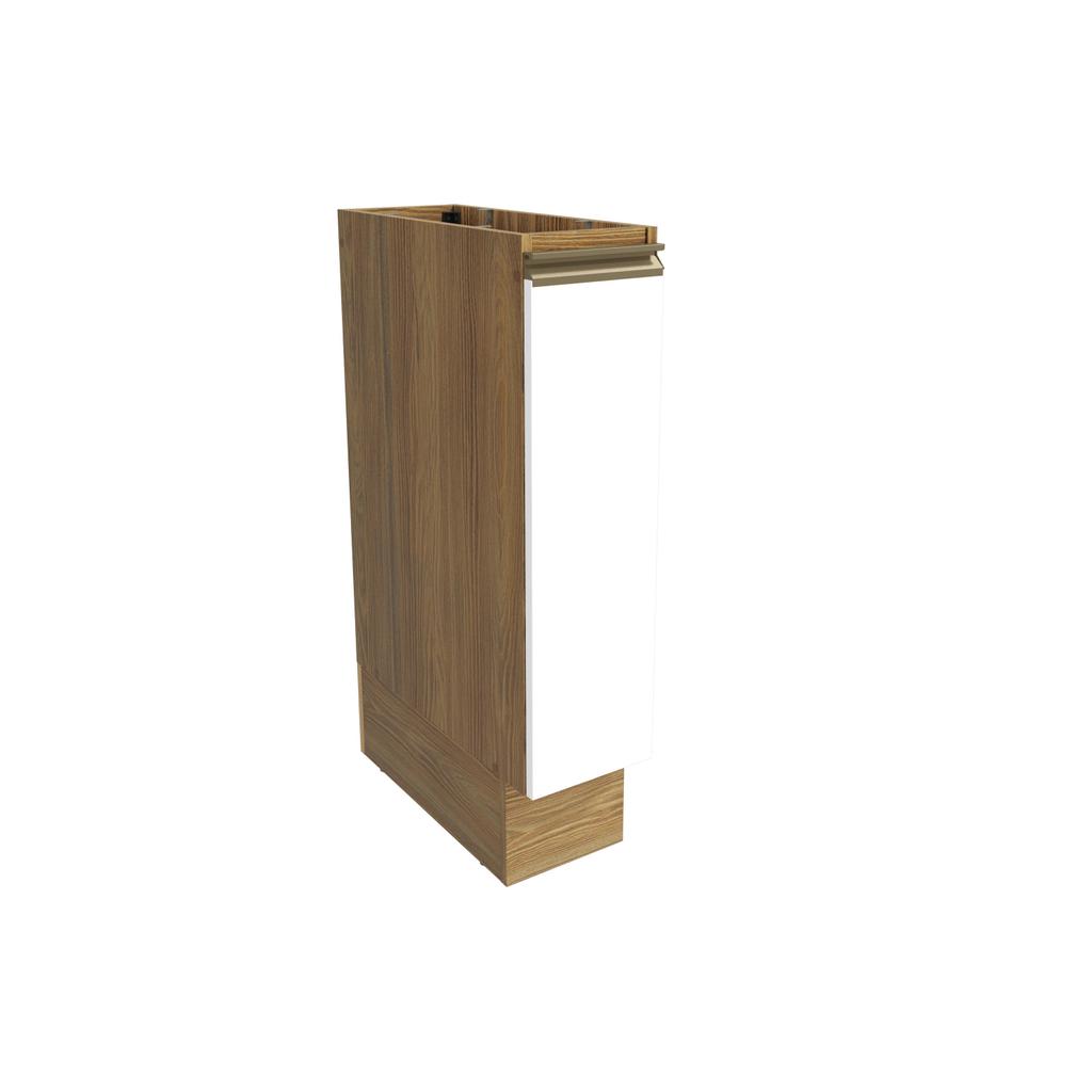 Nicho Porta Condimentos Celeste Kappesberg 100% MDF Nogueira/Branco 20cm