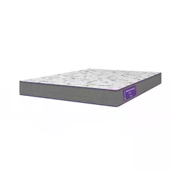 Colchão Casal D33 EXTRA FIRME 138x188x17 Hipoalergênico Cinza e Branco Acction SmartZzz By Plumatex