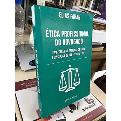 Livro Ética Profissional do Advogado (Pareceres No Tribunal de Ética e Disciplina da OAB - 1990 a 1997) d... 7946836
