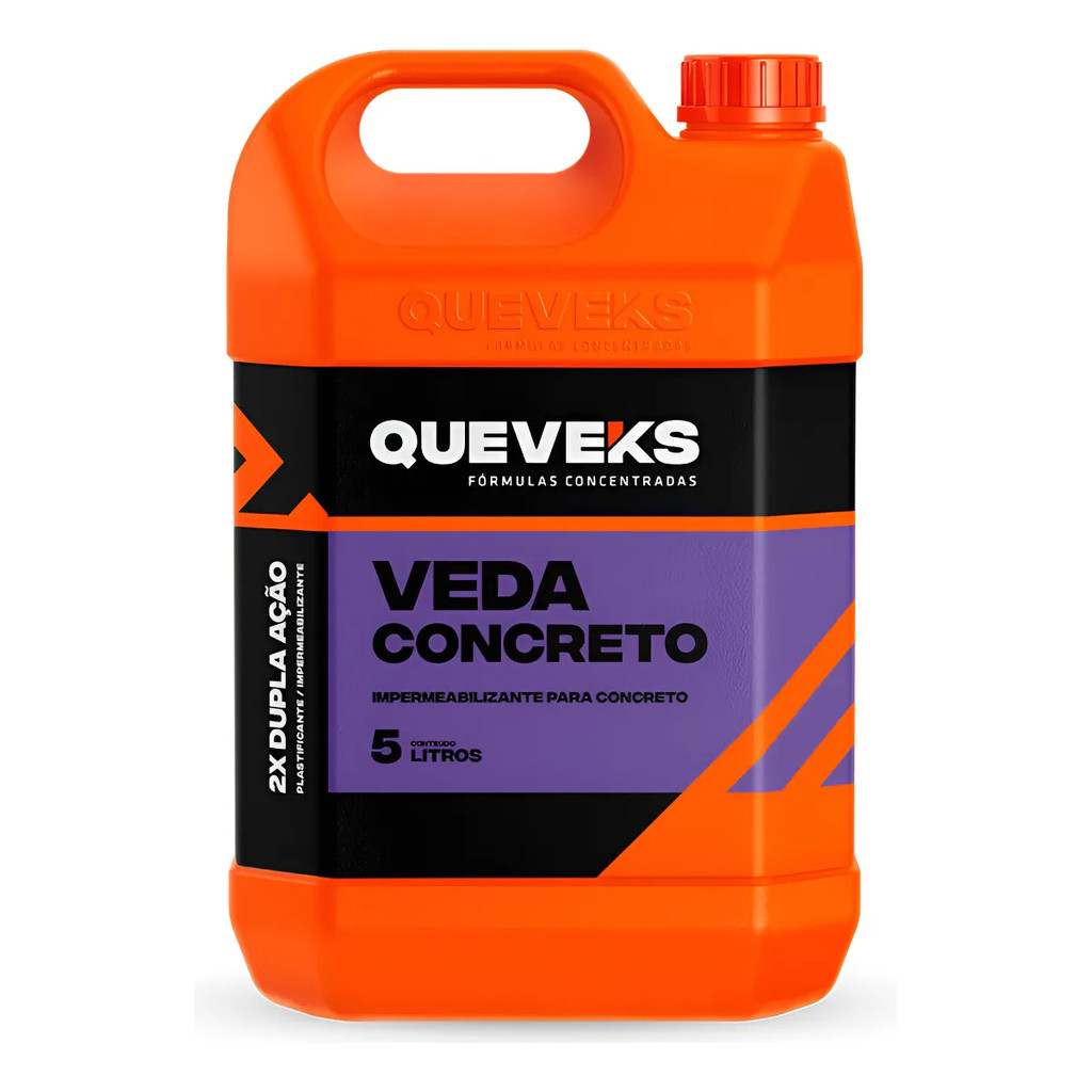 Veda Concreto Impermeabilizante de 5 Litros Queveks