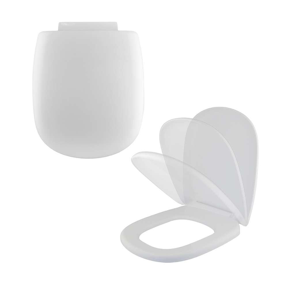 Assento Sanitario com Amortecedor Sabatini Branco para vaso Icasa