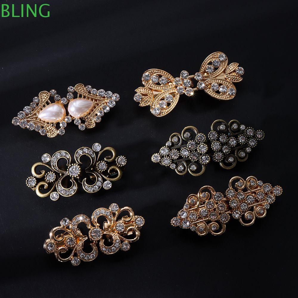 Clipes De Capa BLING  Para Mulheres Meninas Broches E Alfinetes Xale Gola Fecho Vestido Camisa Cardigã Clipe