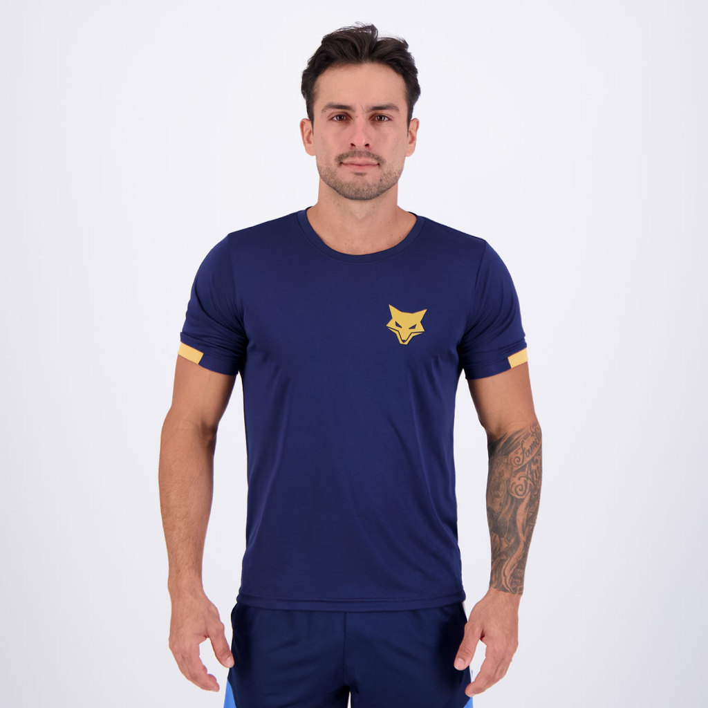 Camisa Cruzeiro Dry Marinho em Oferta na Shopee