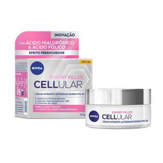 Creme Facial NIVEA Antissinais Cellular Filler Dia FPS 30 49g em Oferta na Shopee