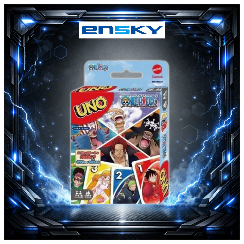 ONE PIECE UNO Card Game | 2-10 Players | Age 7+ | Party Family Game | Anime Collectible