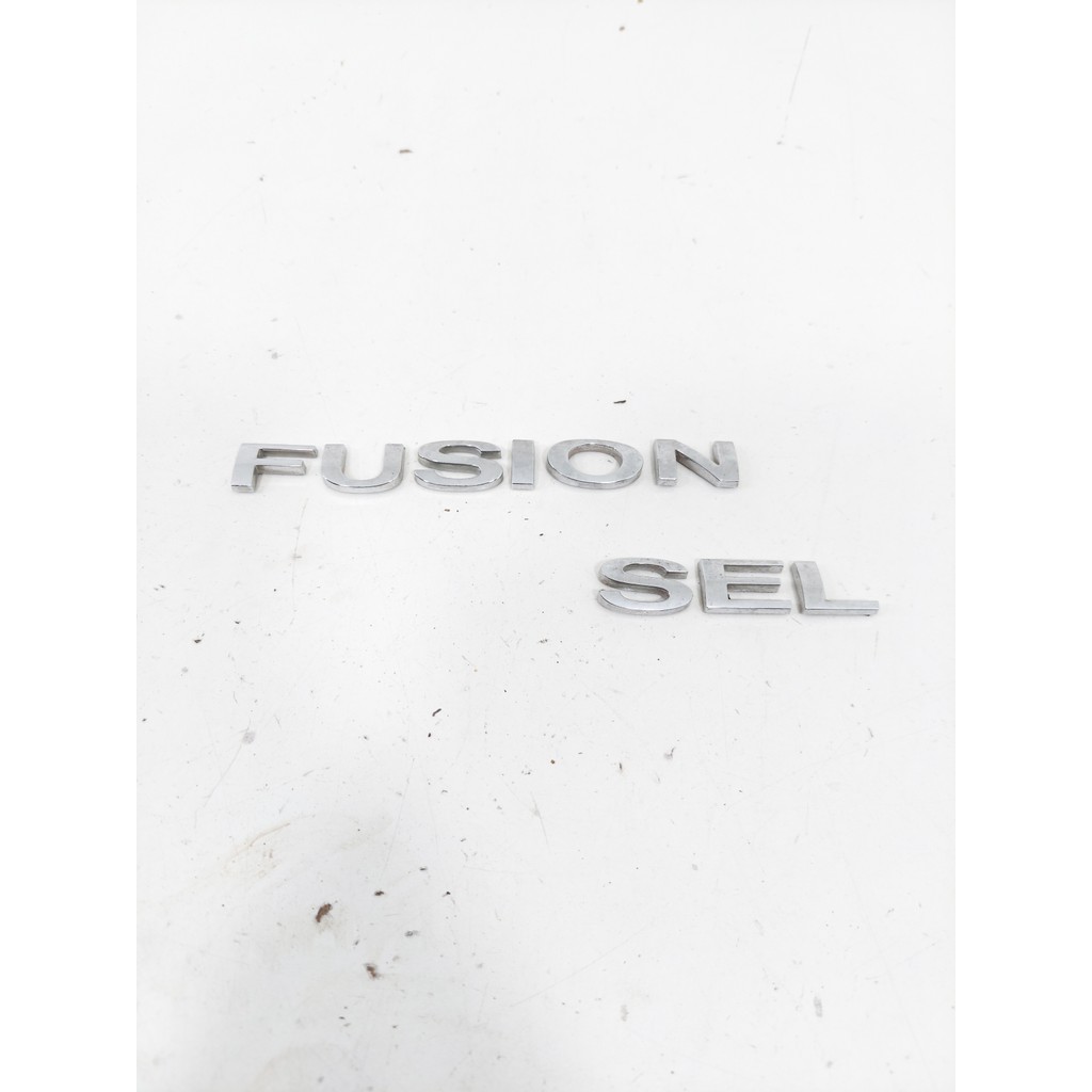 Kit Emblemas Tampa Traseira Ford Fusion 2010 Cromado