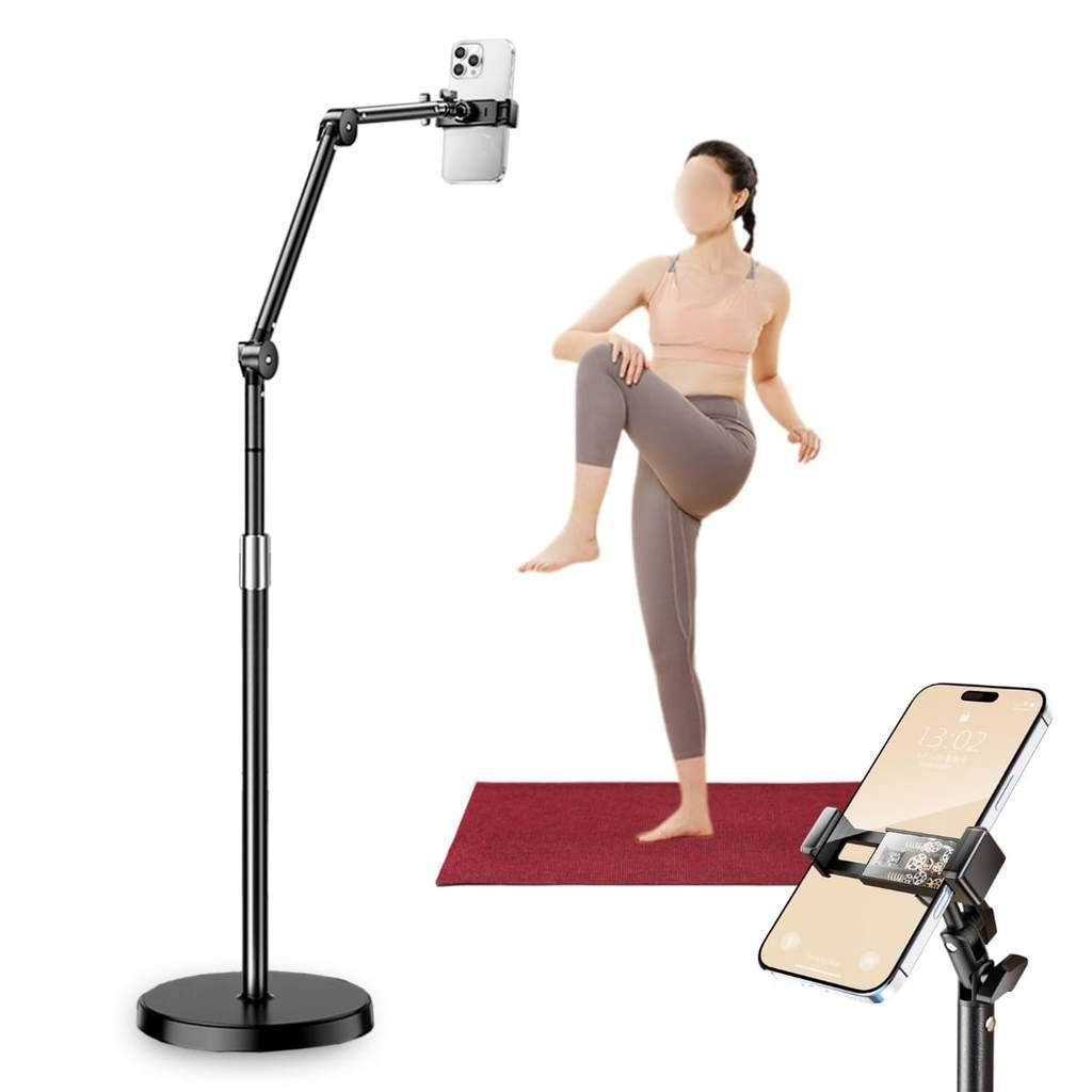 Tripé de Celular Profissional Universal Preto Articulado 360° - Suporte Estável em Oferta na Shopee