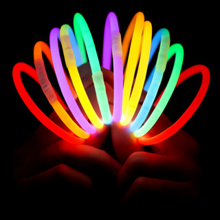 Kit 20/50/100/200 Unidades Pulseira Neon Fluorescente Festa Alto Brilho Carnaval Casamento em Oferta na Shopee