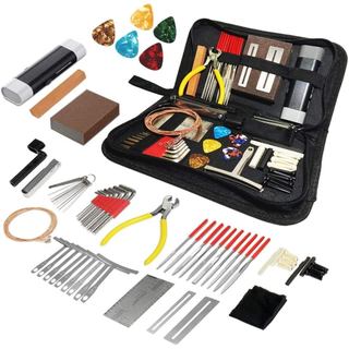 Kit Luthier Guitarra 26 em 1 Ferramentas de Manutenção Regulagem Setup Violão e Baixo