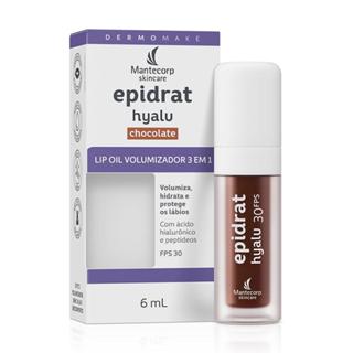 Lip Oil Epidrat Hyalu Choco FPS30 - 6mL em Oferta na Shopee