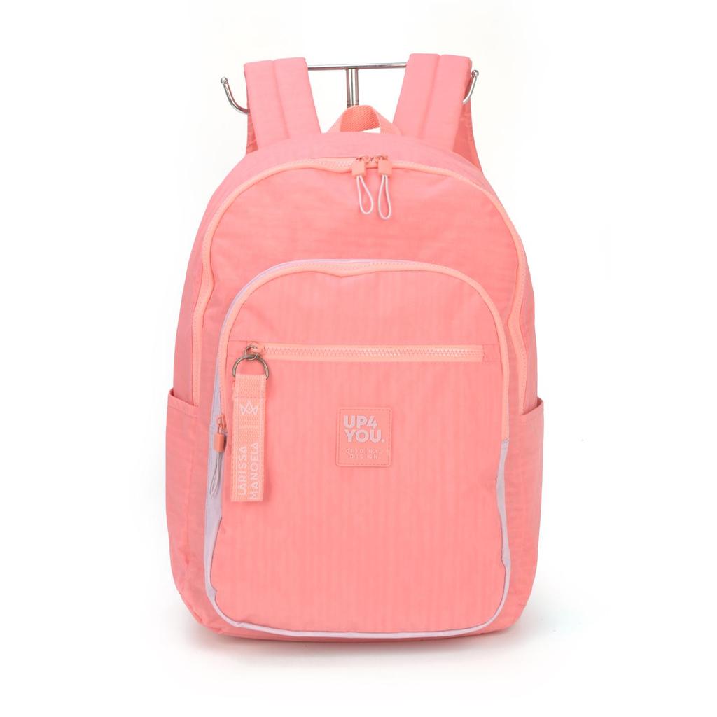 Mochila de Costas Média Juvenil Crinkle Notebook Bicolor Let's Dance Up4you