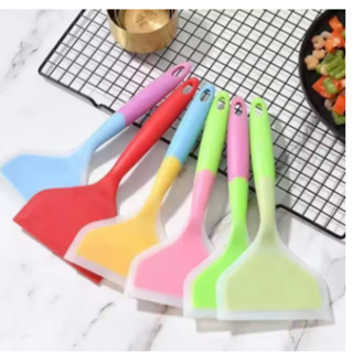 Espátula de Silicone Antiaderente Multiuso para Cozinha de Bovino Ovo Raspador Pizza Cozinha  WL-2466 em Oferta na Shopee
