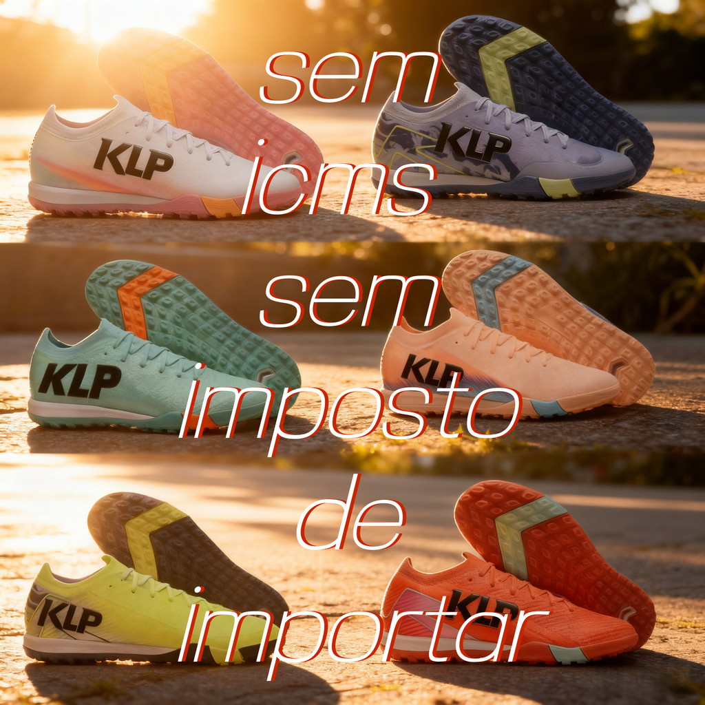 Botas de Futebol KLP Multi-site TF Opcionais Multicoloridos em Oferta na Shopee