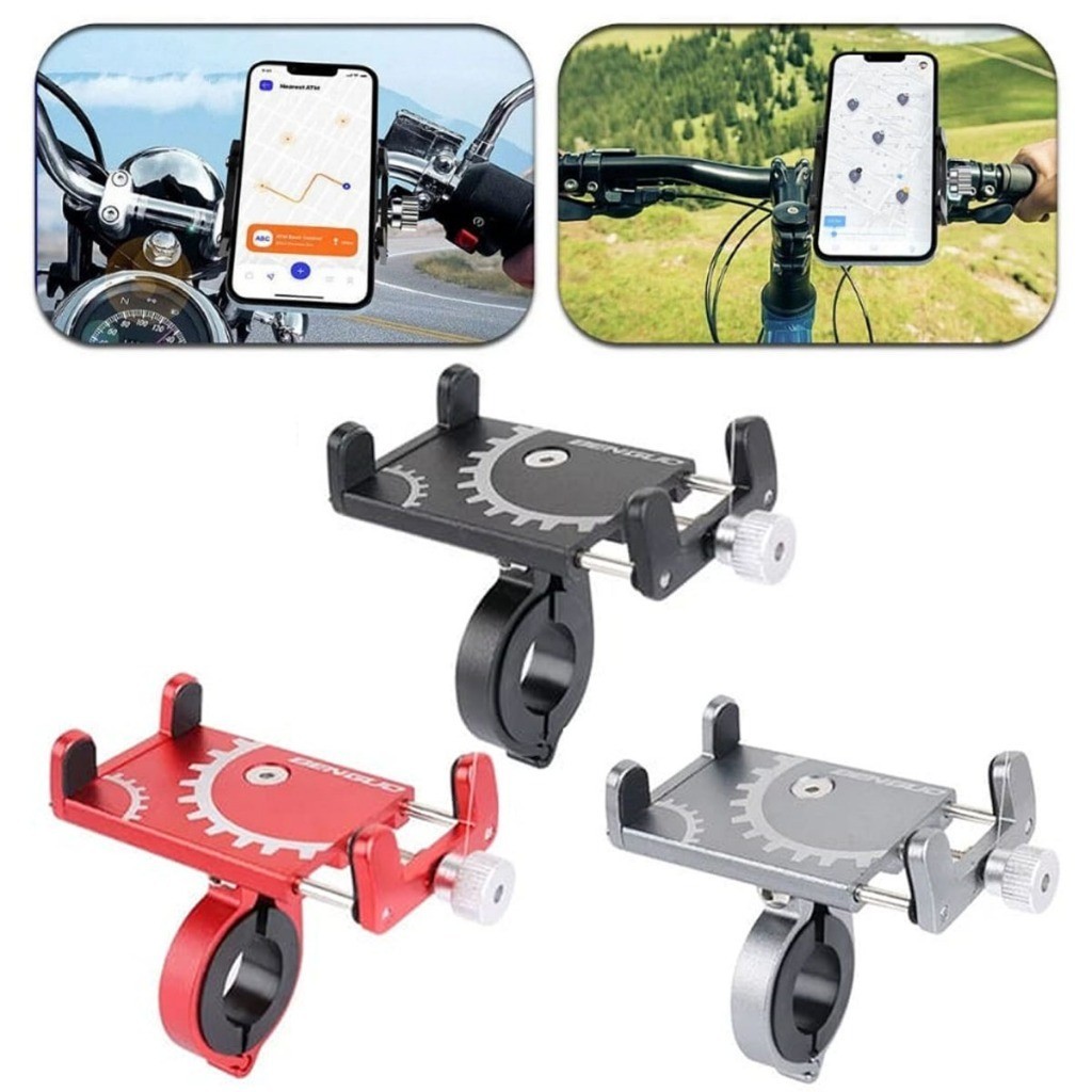Suporte para Celular GPS Motocicleta e Bicicleta Alumínio Anticorrosivo sem Furação em Oferta na Shopee